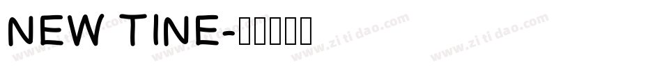 NEW TINE字体转换